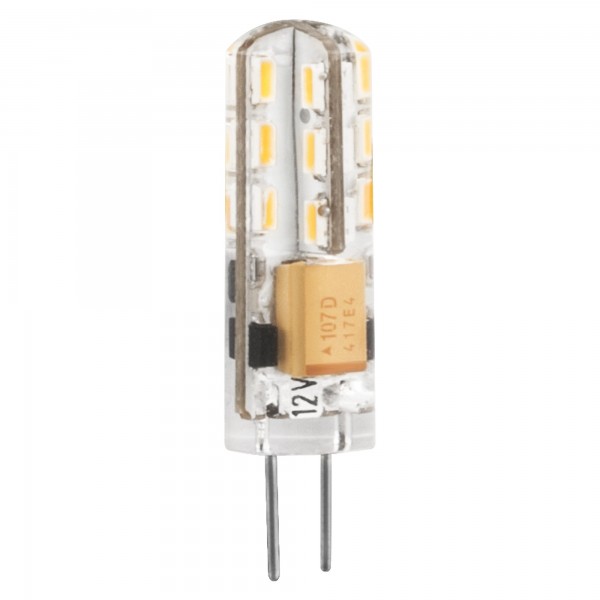 Bomb.led silicona g4 2w. 12v. fria