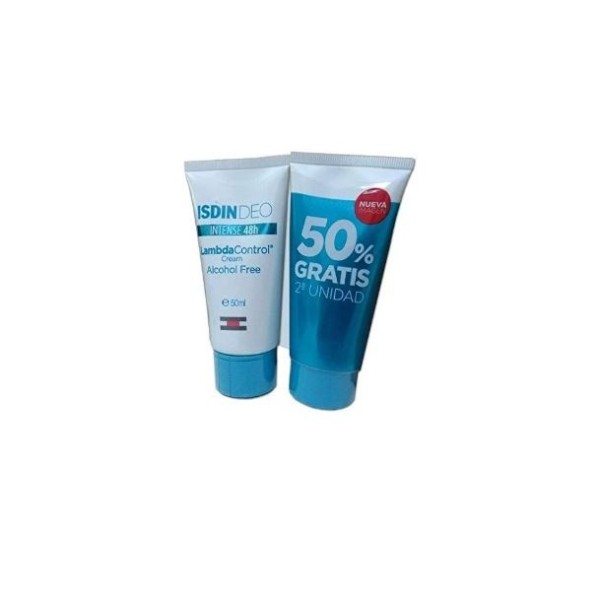 LAMBDA CONTROL DESODORANTE CREMA 2X50ML PROMO